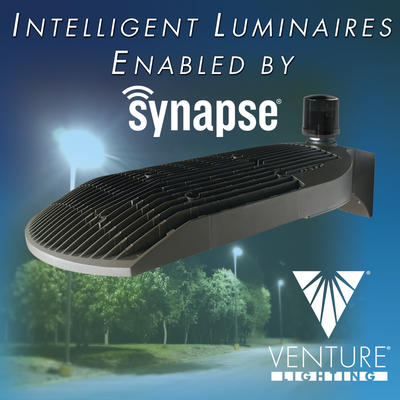 Venture Lighting Announces Intelligent Luminaires Enabled By Synapse Wireless